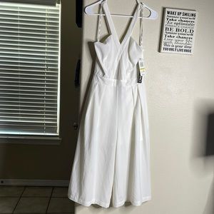 NWT Xoxo White Romper/pantsuit